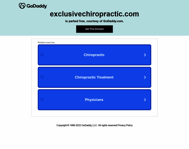 Exclusivechiropractic.com thumbnail