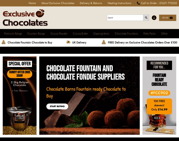 Exclusivechocolates.co.uk thumbnail