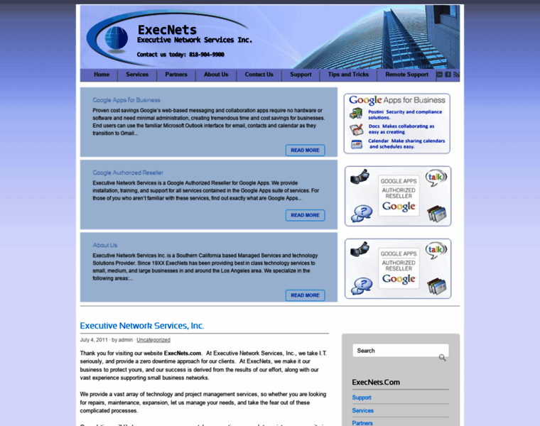 Execnets.com thumbnail