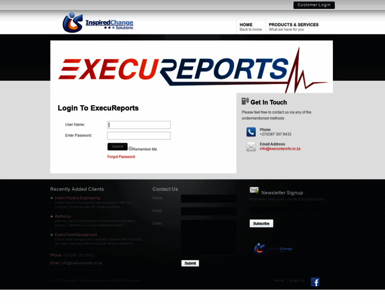 Execureports.co.za thumbnail