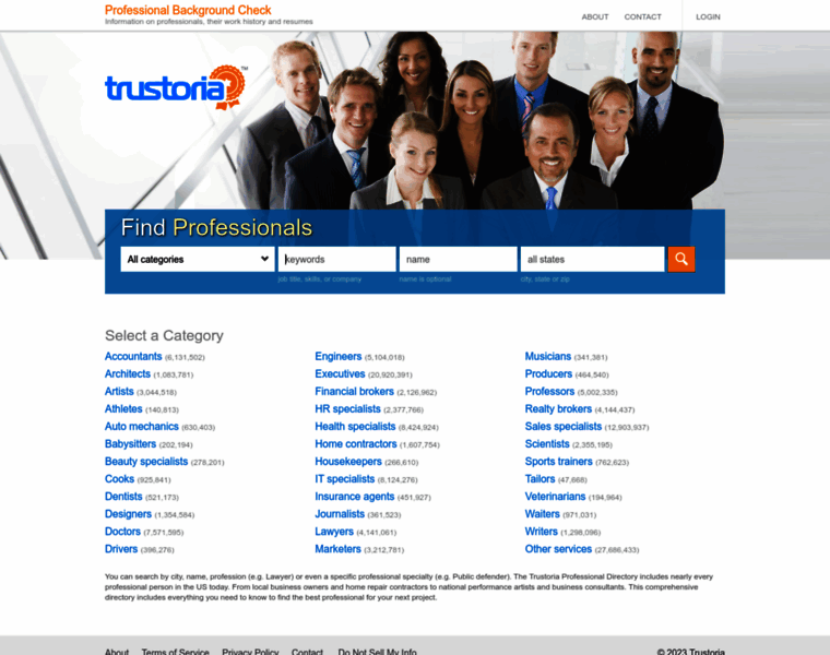 Executive.trustoria.com thumbnail