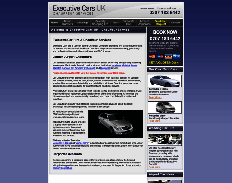 Executivecarsuk.co.uk thumbnail