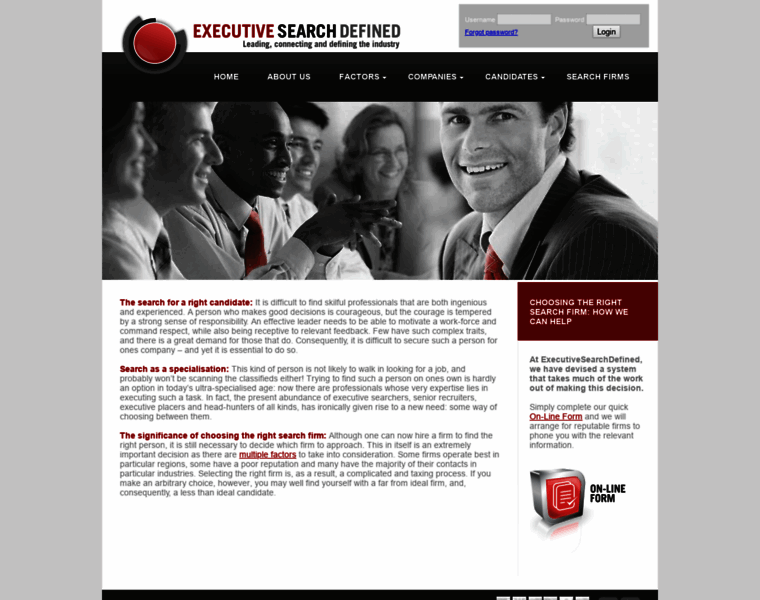 Executivesearchdefined.com thumbnail