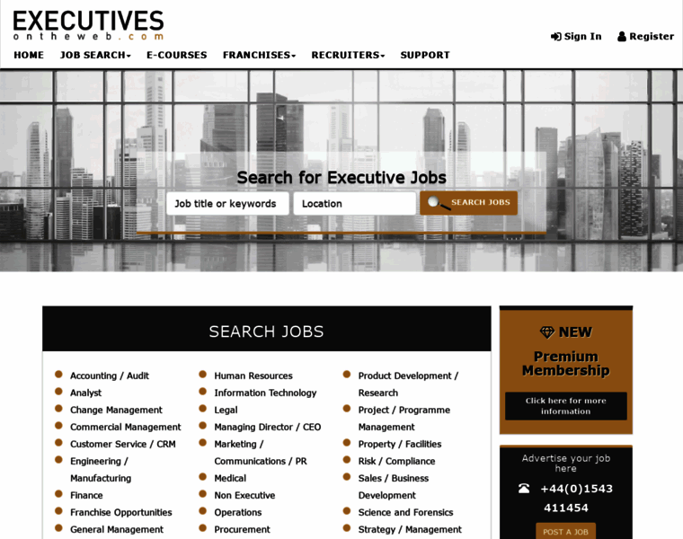 Executivesontheweb.com thumbnail