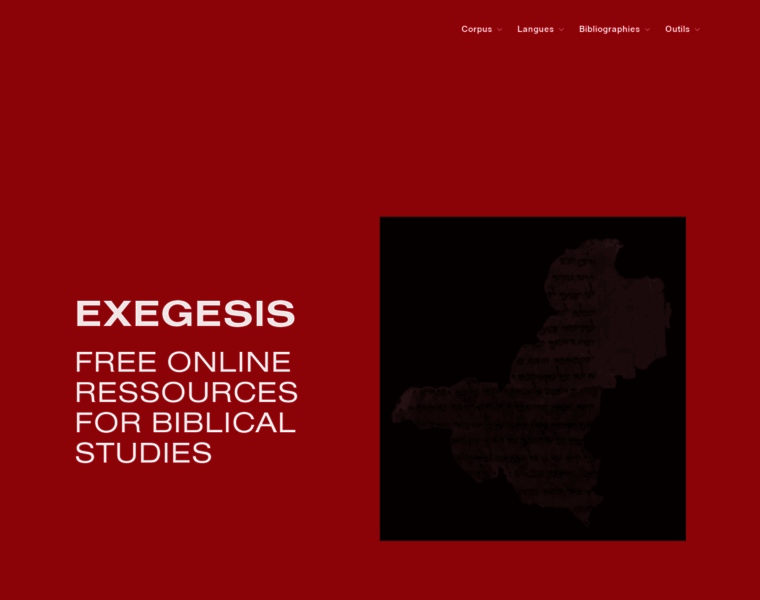 Exegesis.fr thumbnail