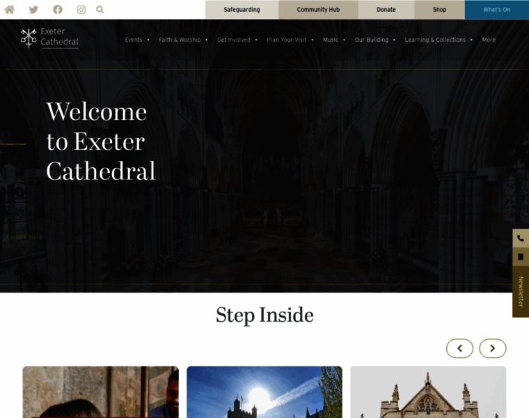 Exeter-cathedral.org.uk thumbnail