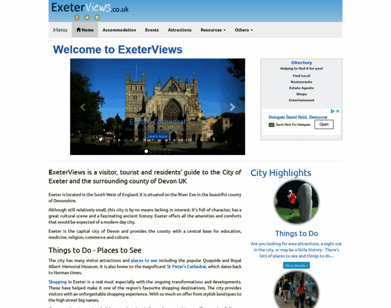 Exeterviews.co.uk thumbnail