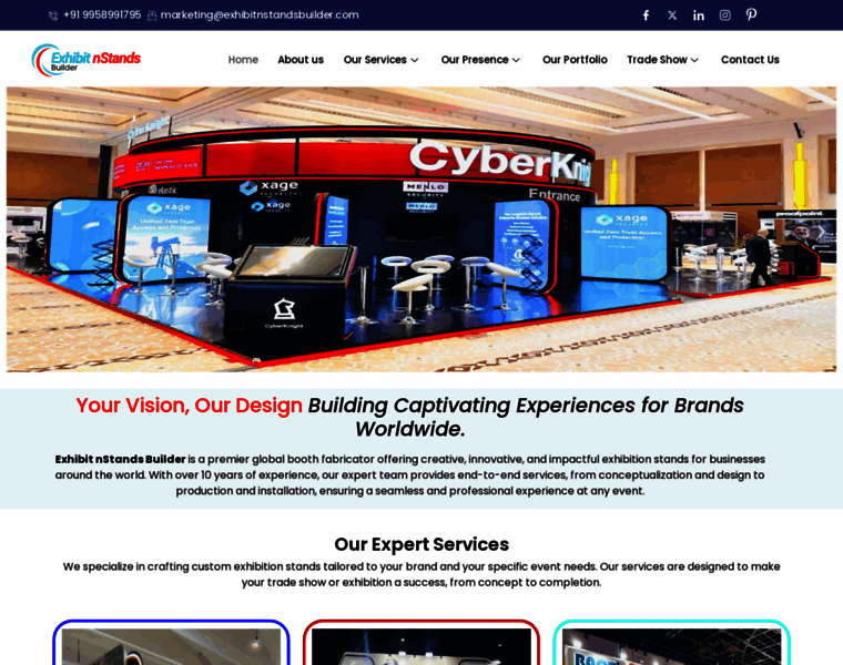 Exhibitnstandsbuilder.com thumbnail Exhibitnstandsbuilder.com thumbnail