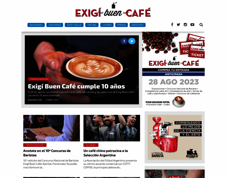 Exigibuencafe.com thumbnail