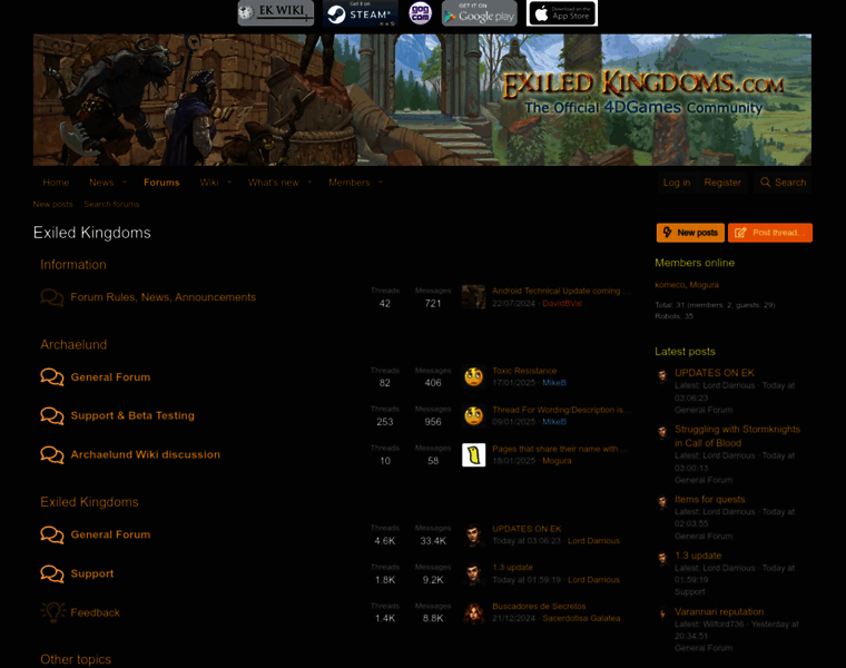 Exiledkingdoms.com thumbnail Exiledkingdoms.com thumbnail