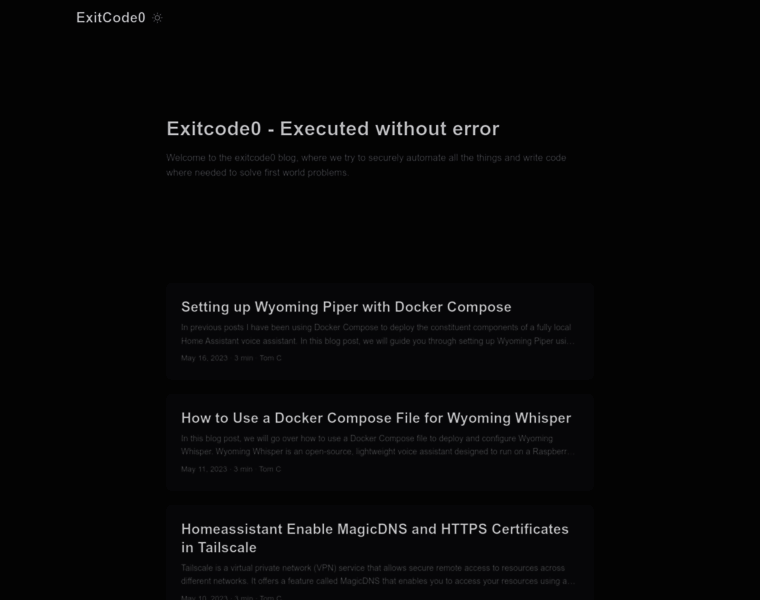 Exitcode0.net thumbnail Exitcode0.net thumbnail