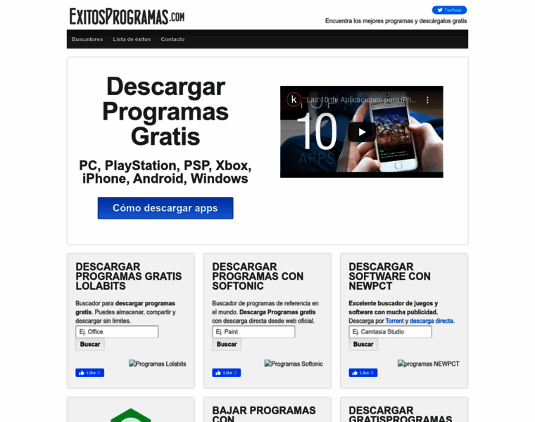 Exitosprogramas.com thumbnail