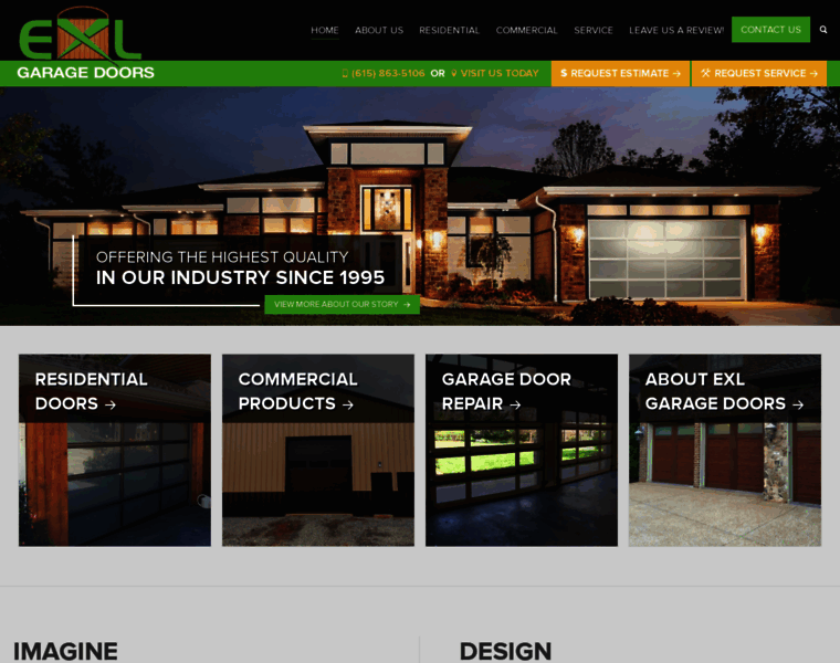 Exlgaragedoors.com thumbnail