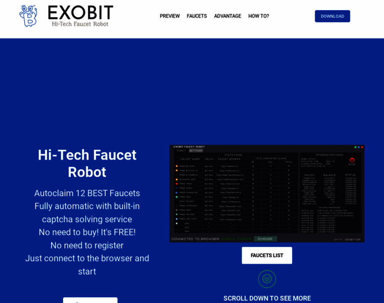 Exobit.site thumbnail