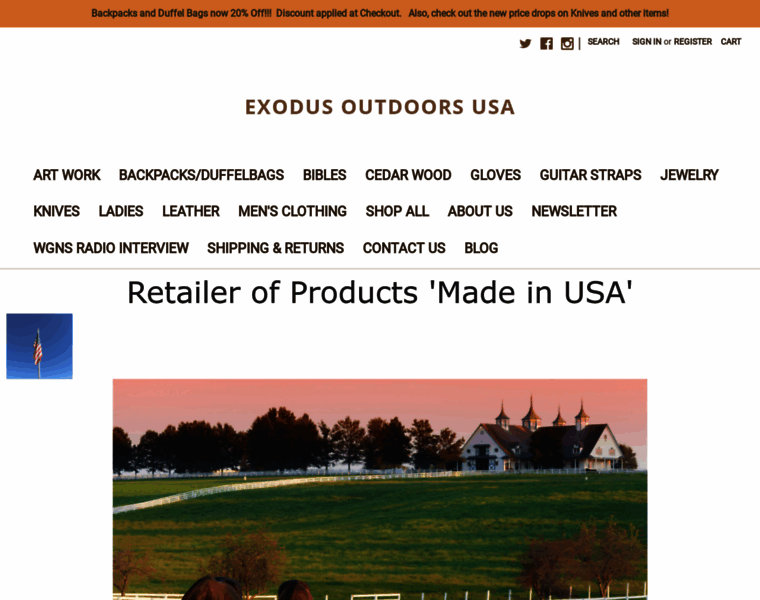 Exodus-outdoorsusa.com thumbnail