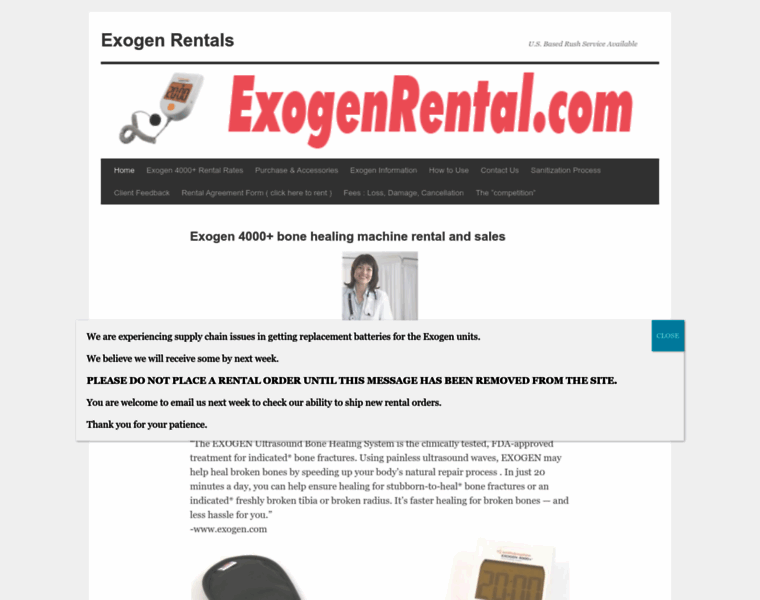 Exogenrental.com thumbnail