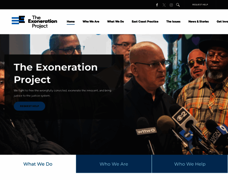 Exonerationproject.org thumbnail