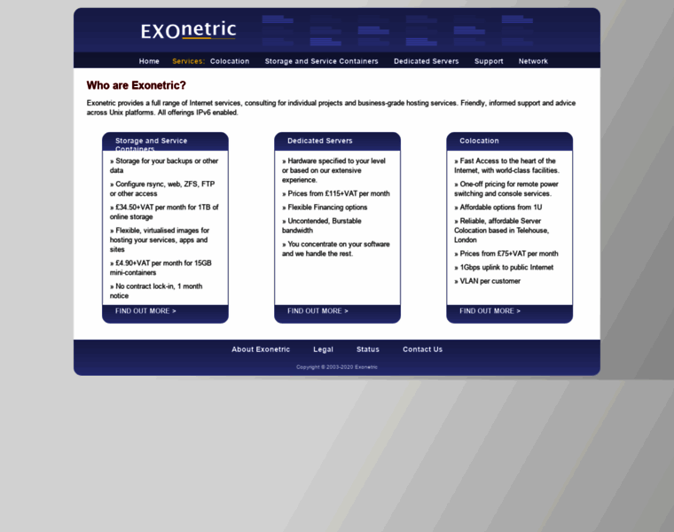 Exonetric.com thumbnail Exonetric.com thumbnail