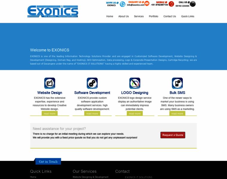 Exonics.com thumbnail