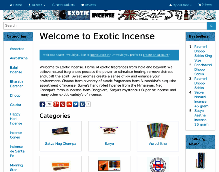 Exoticincense.com thumbnail