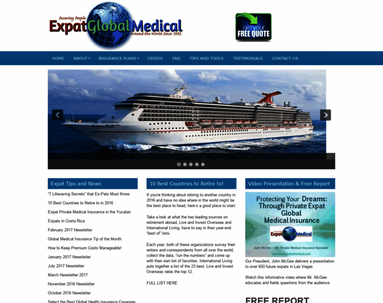 Expatglobalmedical.com thumbnail