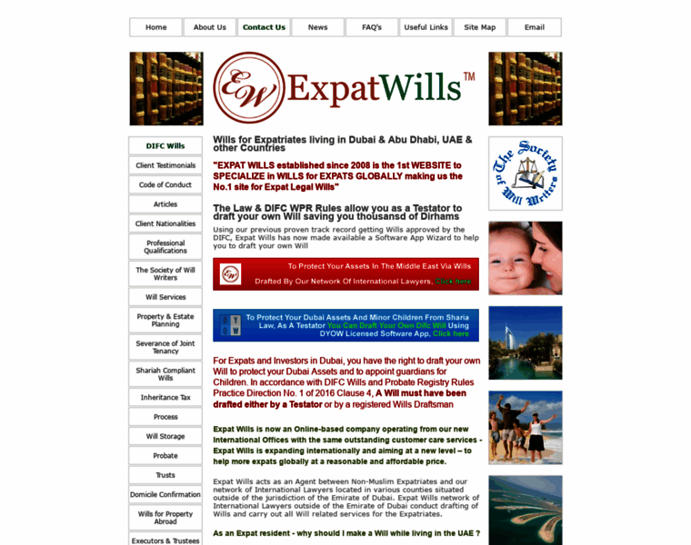 Expatriatewills.com thumbnail