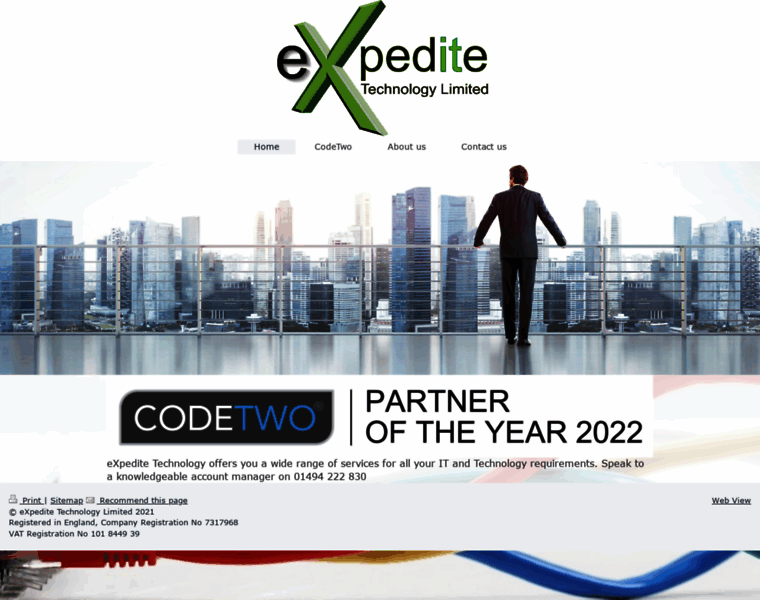 Expedite-technology.co.uk thumbnail