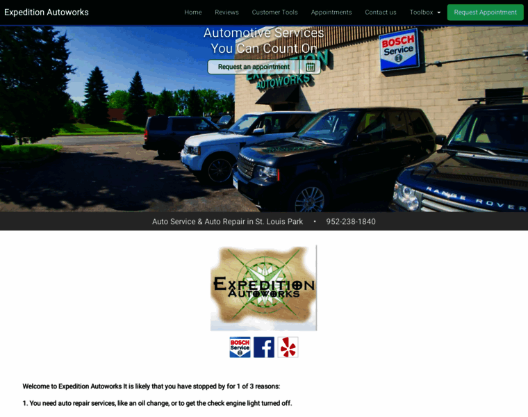 Expeditionautoworks.com thumbnail