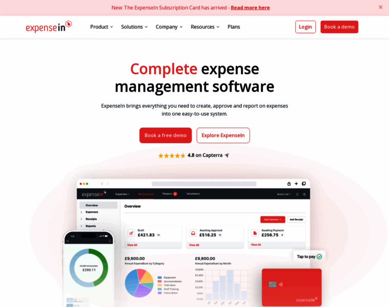 expensein.com at WI. ExpenseIn | Expense Management Software | Book a Demo