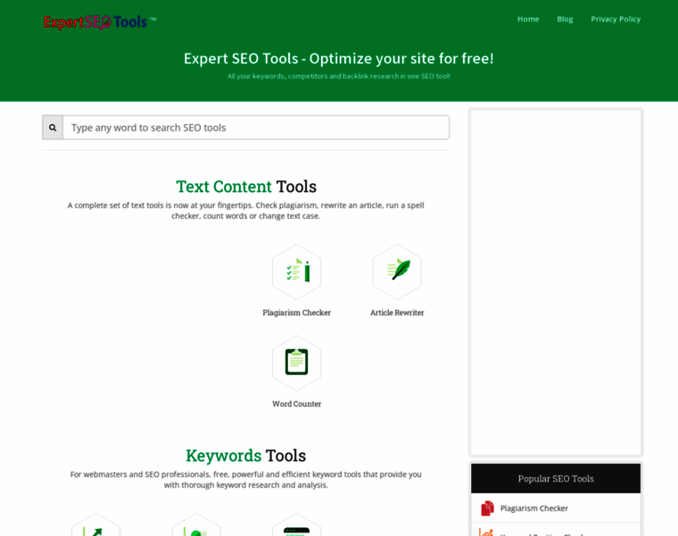 Expertseotools.net thumbnail Expertseotools.net thumbnail