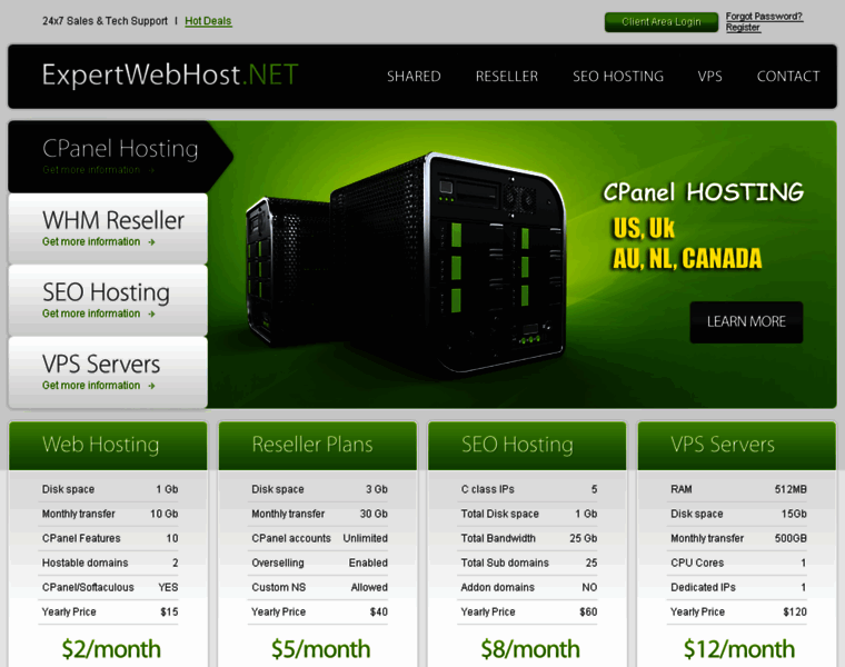 Expertwebhost.net thumbnail