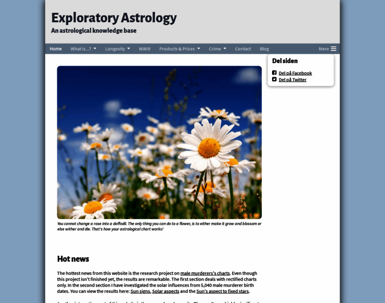 Exploratoryastrology.dk thumbnail