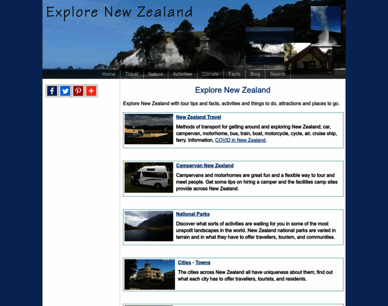 Explore-new-zealand.com thumbnail