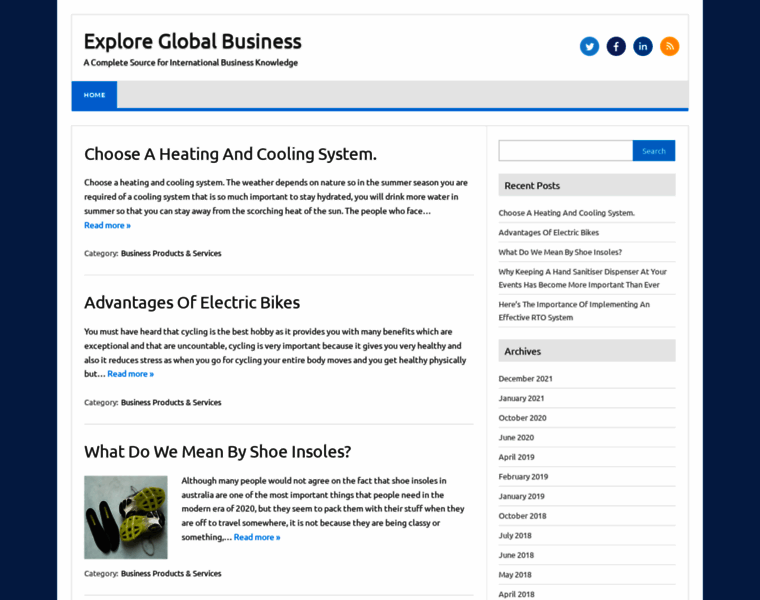Exploreglobalbusiness.com thumbnail