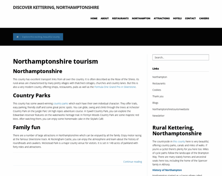 Explorenorthamptonshire.co.uk thumbnail
