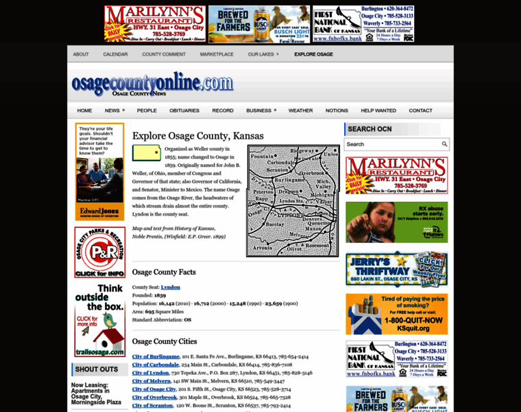 Exploreosage.com thumbnail