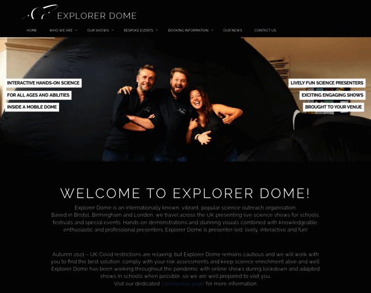 Explorerdome.co.uk thumbnail