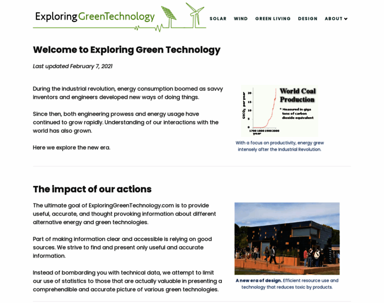 Exploringgreentechnology.com thumbnail