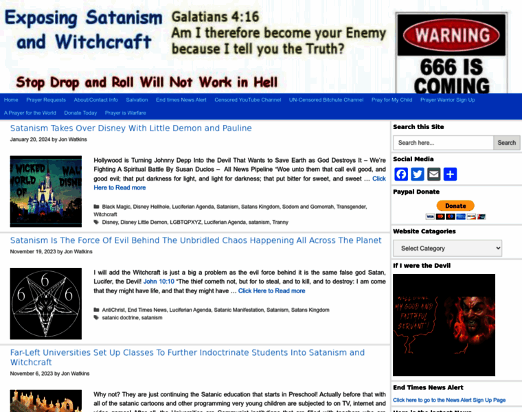 Exposingsatanism.org thumbnail