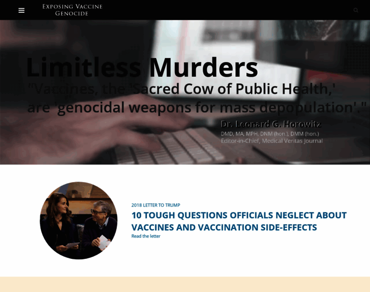Exposingvaccinegenocide.org thumbnail