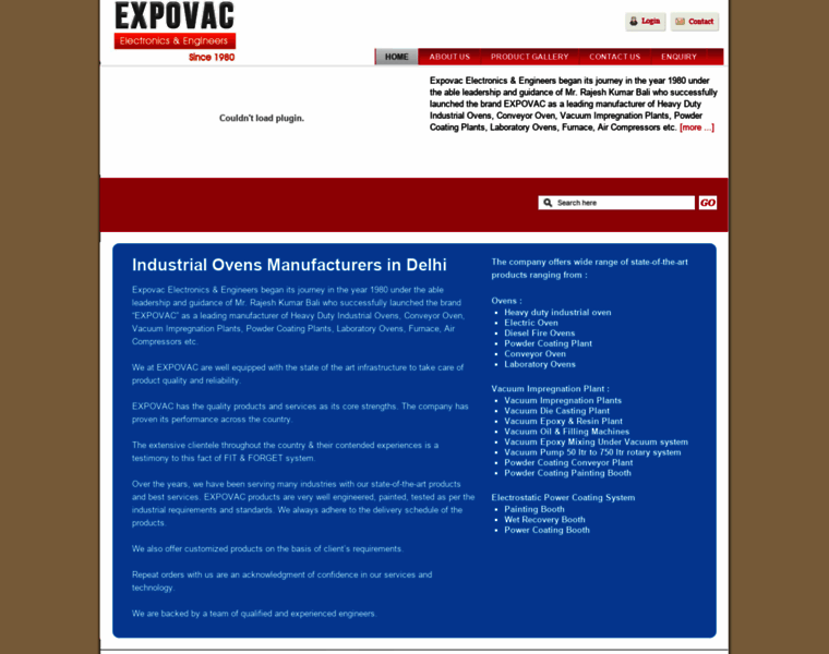 Expovac.com thumbnail