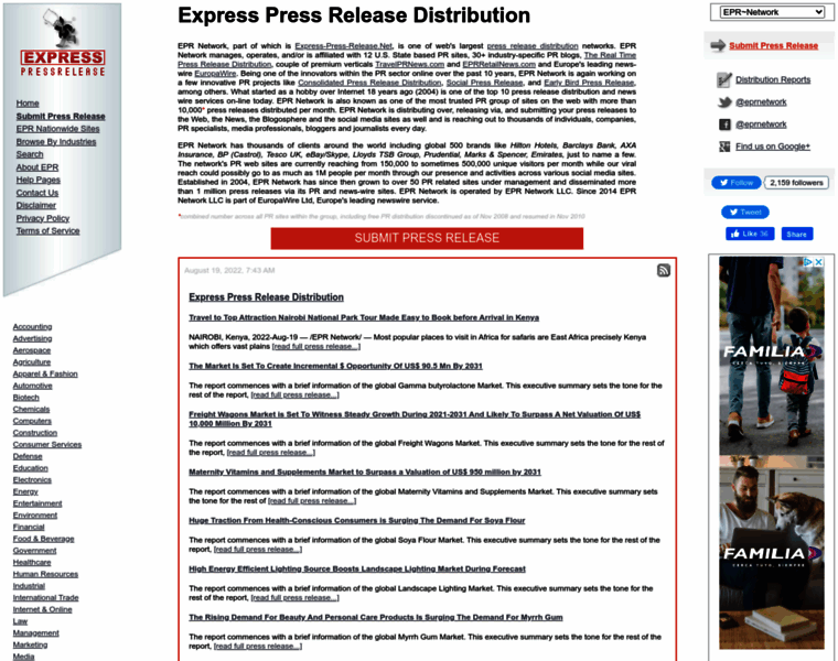 Express-press-release.com thumbnail