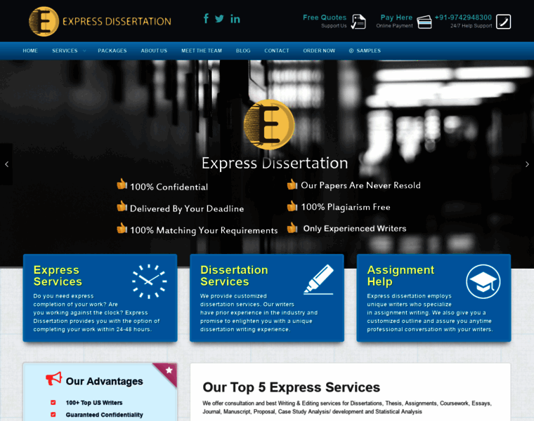 Expressdissertation.com thumbnail