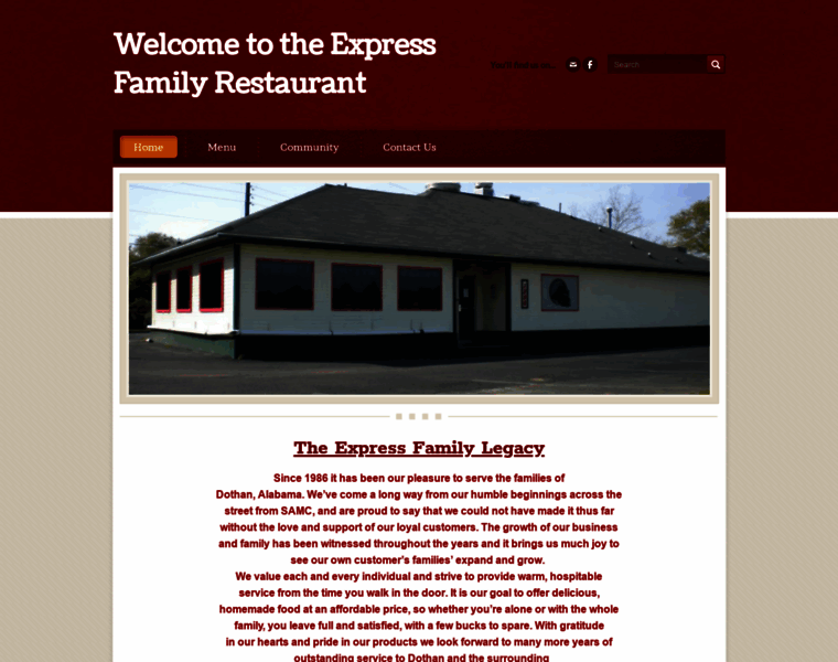 Expressfamilyrestaurant.com thumbnail