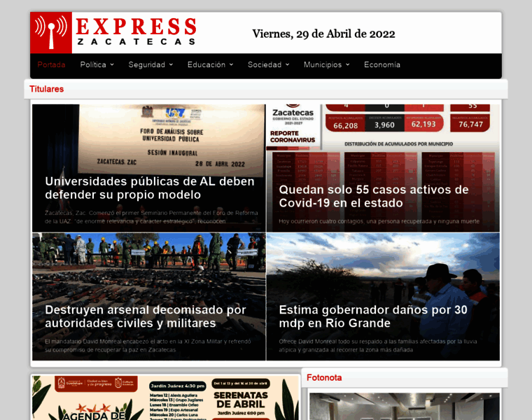 Expresszacatecas.com thumbnail
