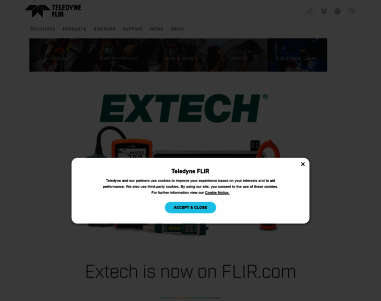 Extech.com thumbnail