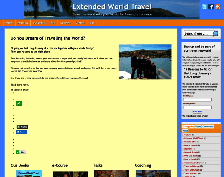 Extendedworldtravel.com thumbnail