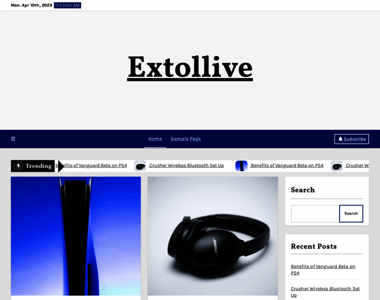 Extollive.com thumbnail
