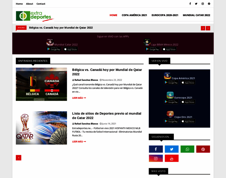 Extradeportes.com thumbnail Extradeportes.com thumbnail