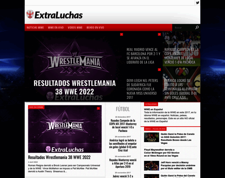 Extraluchas.com thumbnail